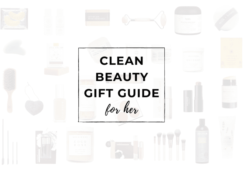 clean beauty gift guide for her featured image