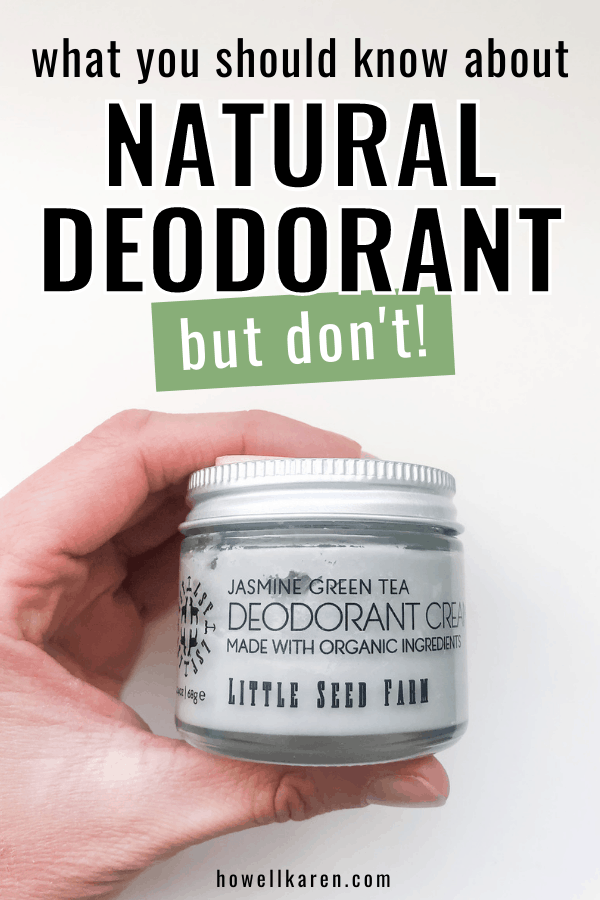 what you should know about natural deodorant for women