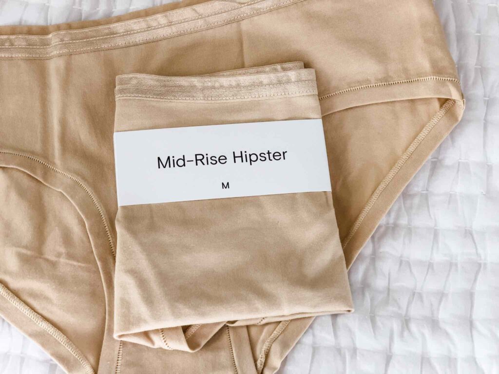 Knickey organic cotton underwear mid-rise hipster