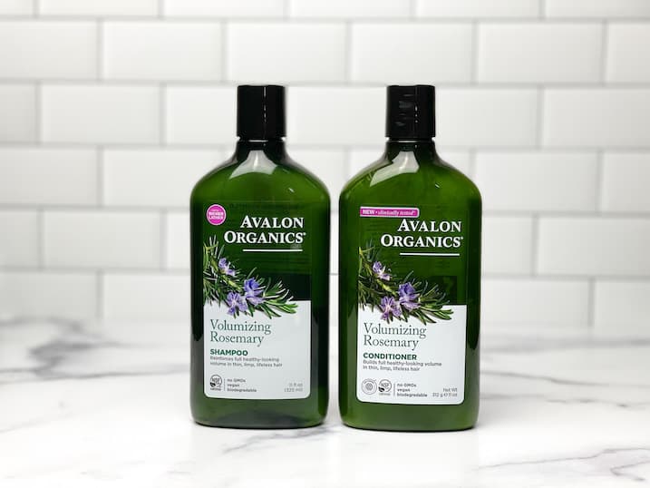 Avalon Organics Volumizing Rosemary Shampoo and Conditioner