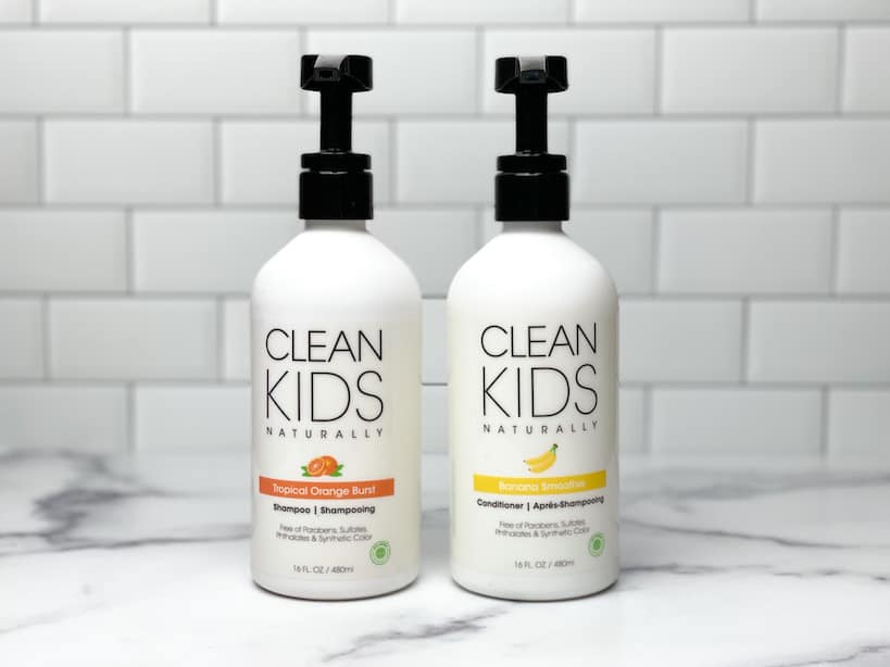 Clean Kids Naturally shampoo and conditioner