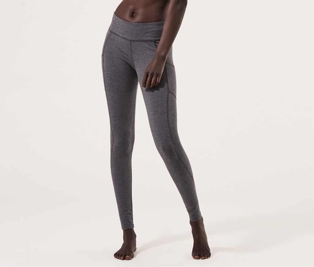 Fair Indigo Women's Organic 100% Cotton Leggings (XS, Black) at  Women's  Clothing store