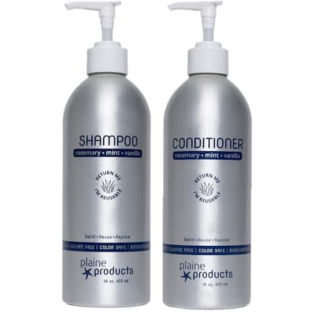 Plaine Products Refillable Shampoo and Conditioner