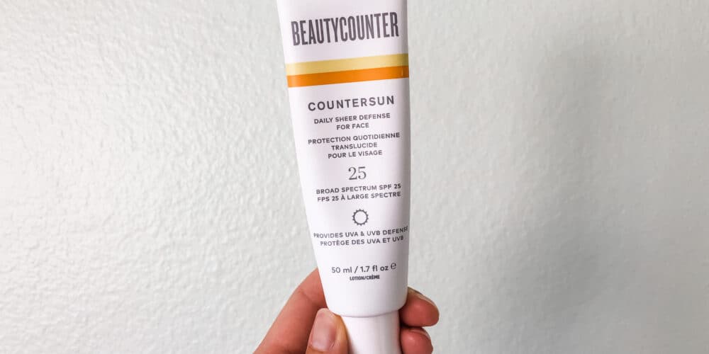 Beautycounter face sunscreen featured image