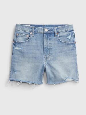 Gap 4″ High-Rise Denim Shorts