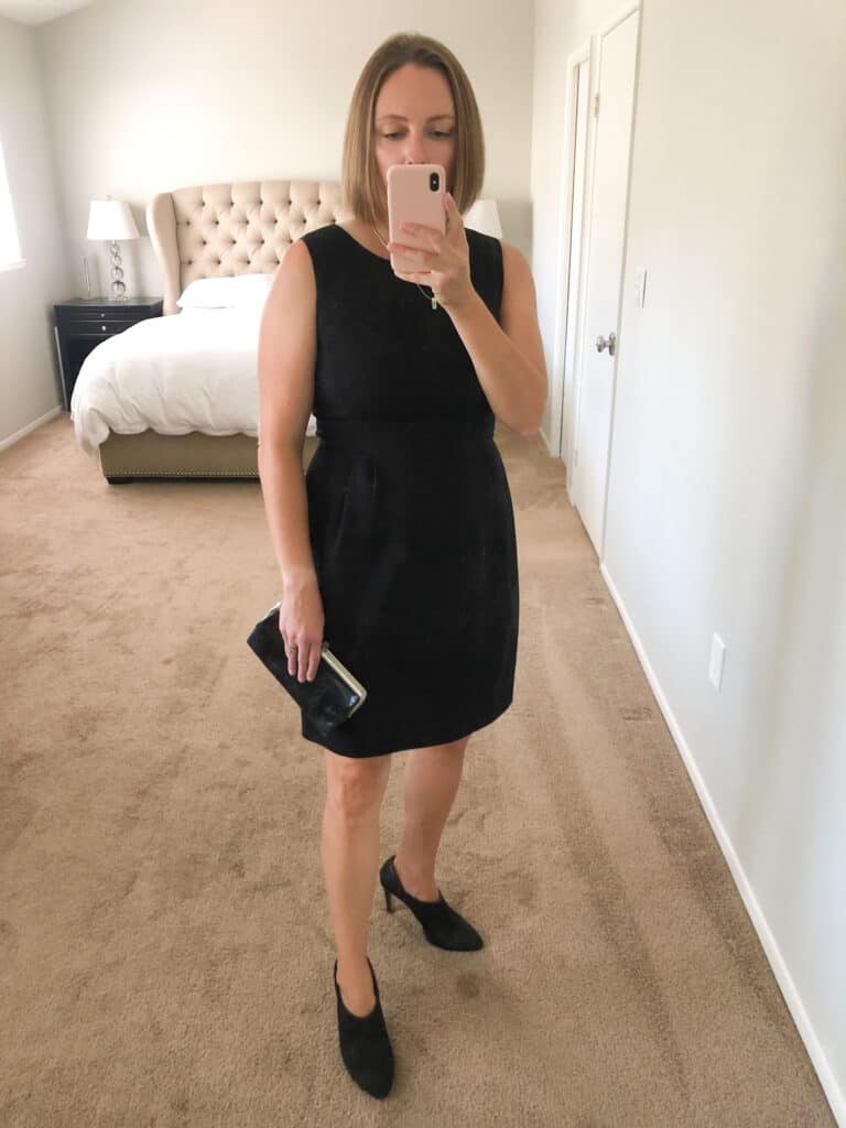 Shoes to wear with black dress